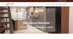 Desktop Screenshot of ebenisteriemontcalm.com