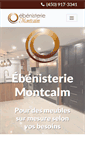 Mobile Screenshot of ebenisteriemontcalm.com